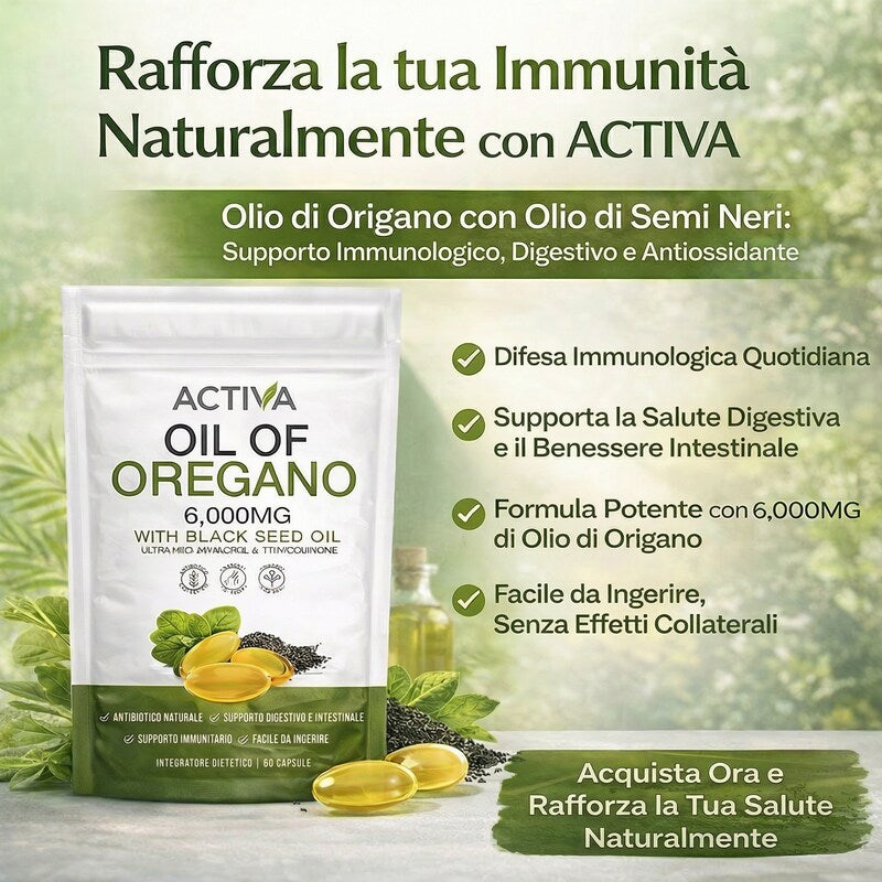 Capsule Molli di Olio di Origano